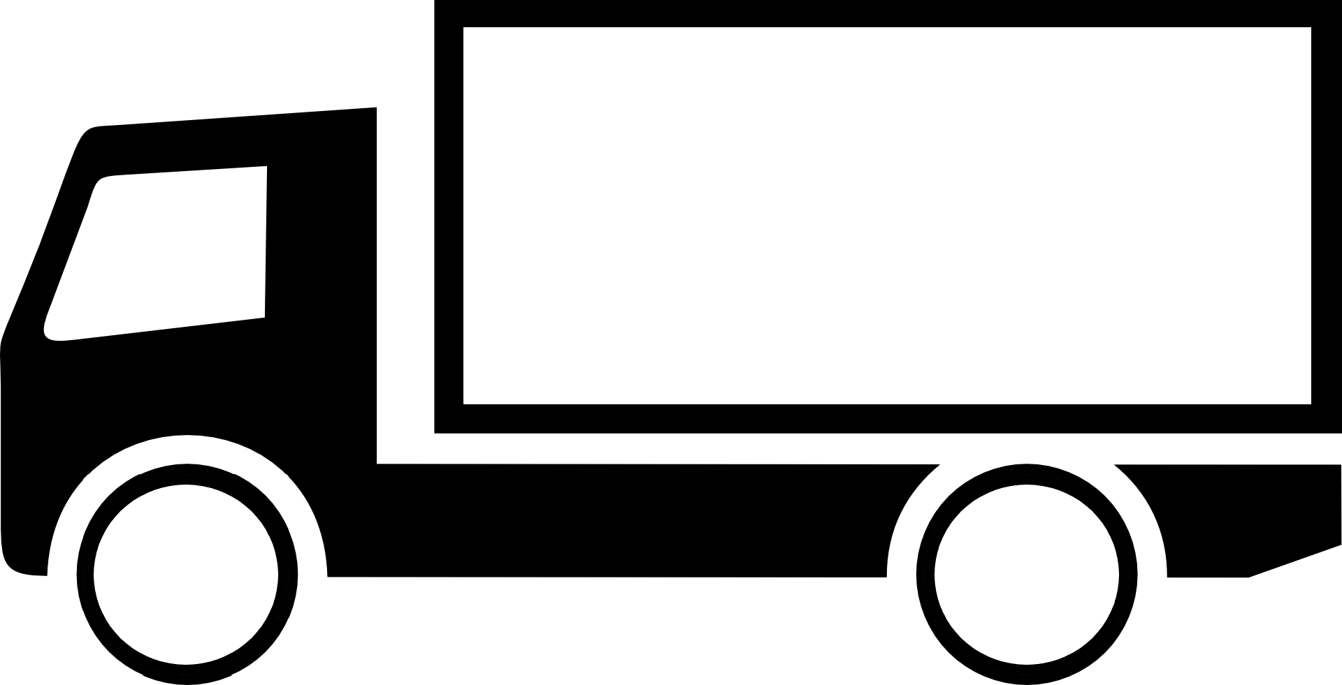 Pictogram van vrachtwagen.